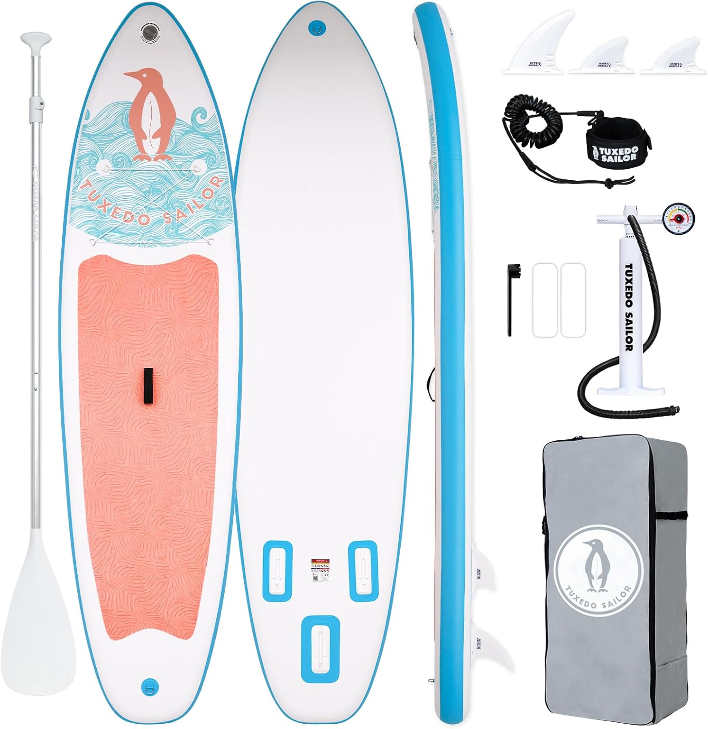 jardinite - SUP gonflable adulte 320cm - stable, kit complet