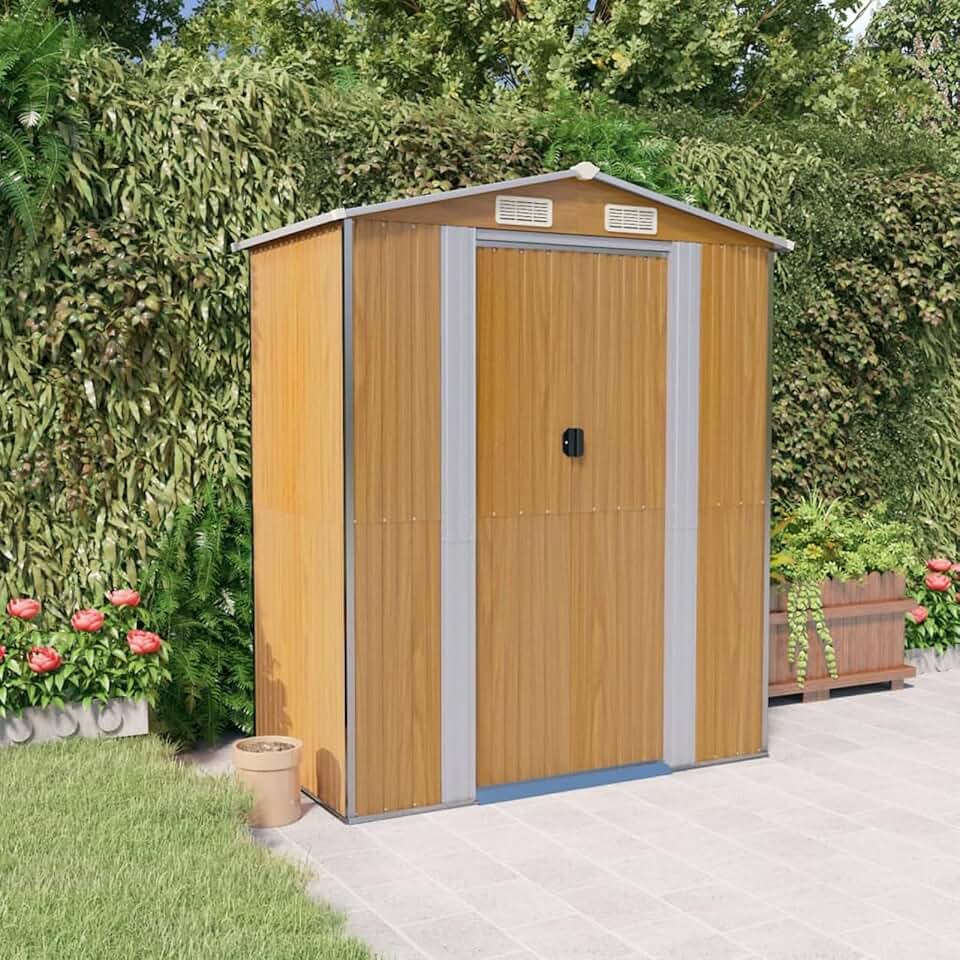 jardinite - abri de jardin galvanisé - spacieux, pratique, acier