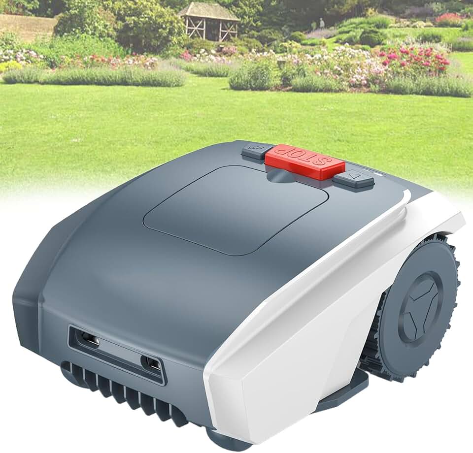 Tondeuse robotique - 0,4 acre - batterie 20V 5Ah - appli, autocharge