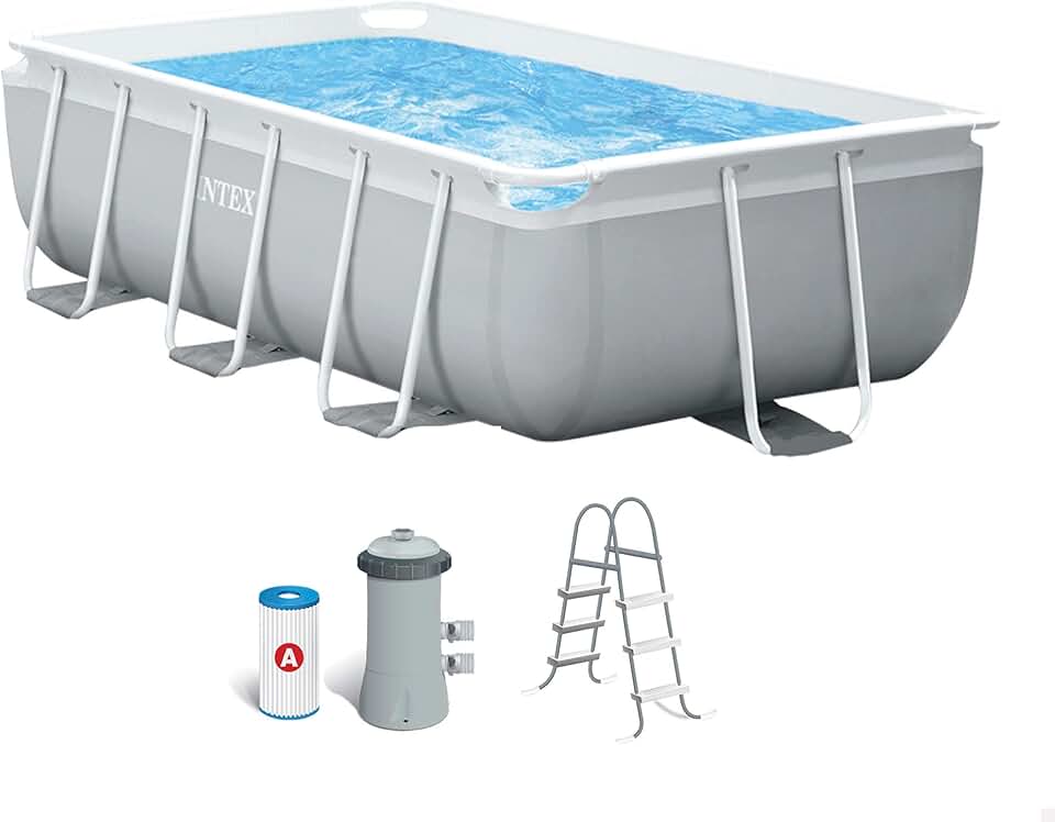 jardinite 3M X 1.75M X 0.8M Prism Frame Rectangular Pool Set