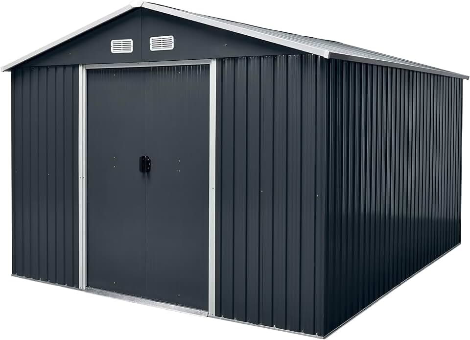 abri Jardin métal 11.8m² 3.67x3.22H2.17m