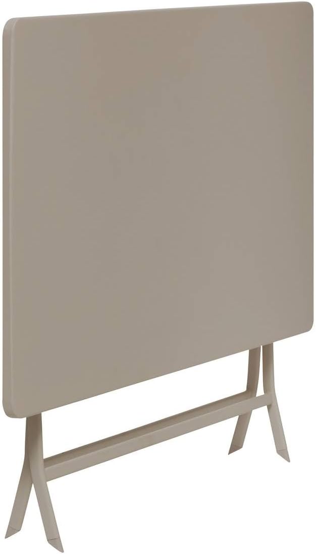 jardinite - Greensboro - 4 places - Table pliante rectangle acier antirouille