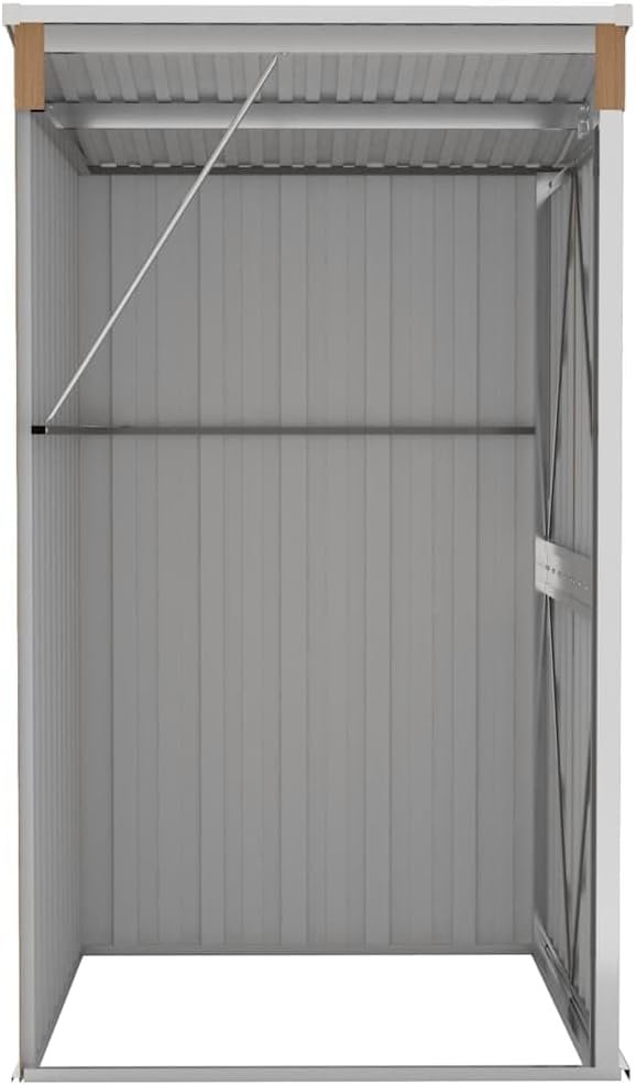 jardinite Remise de Jardin Murale Marron 118x100x178 cm Acier galvanisé,Maison & Jardin, Pelouses & Jardins, Vie en extérieur, Structures extérieures, Cabanes & abris de Jardin, Brun (Poids 22.7KG)