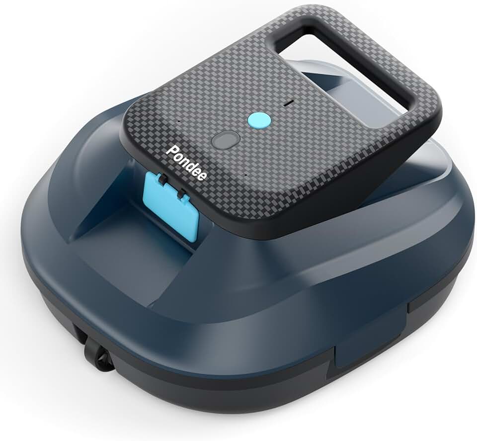 (2026 Nouveau) jardinite X2 Robot Piscine sans Fil avec 200 Min Autonomie, Aspirateur Piscine Hors Sol Stationnement Automatique, Recharge Rapide 3.3 h, pour Piscines Hors-Sol et Enterrées jusqu'à 120 m²