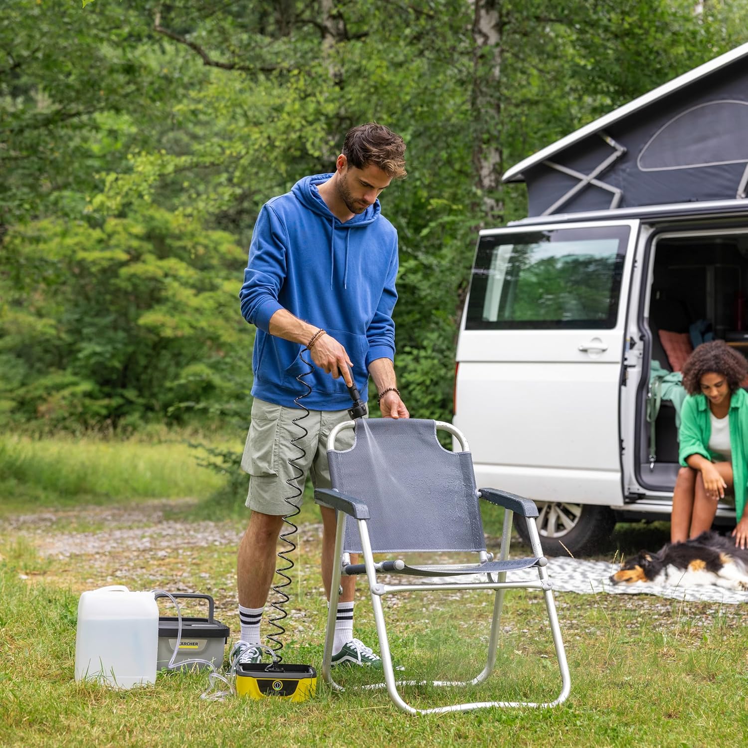jardinite - OC 4 Adventure - 27x23x39 cm - nettoyeur extérieur mobile, 8L, batterie lithium-ion