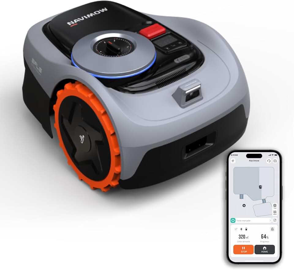 Segway - jardinite i105E - 500/600m² - tondeuse robot, RTK+Vision, multizone, IA, limite virtuelle, i105E