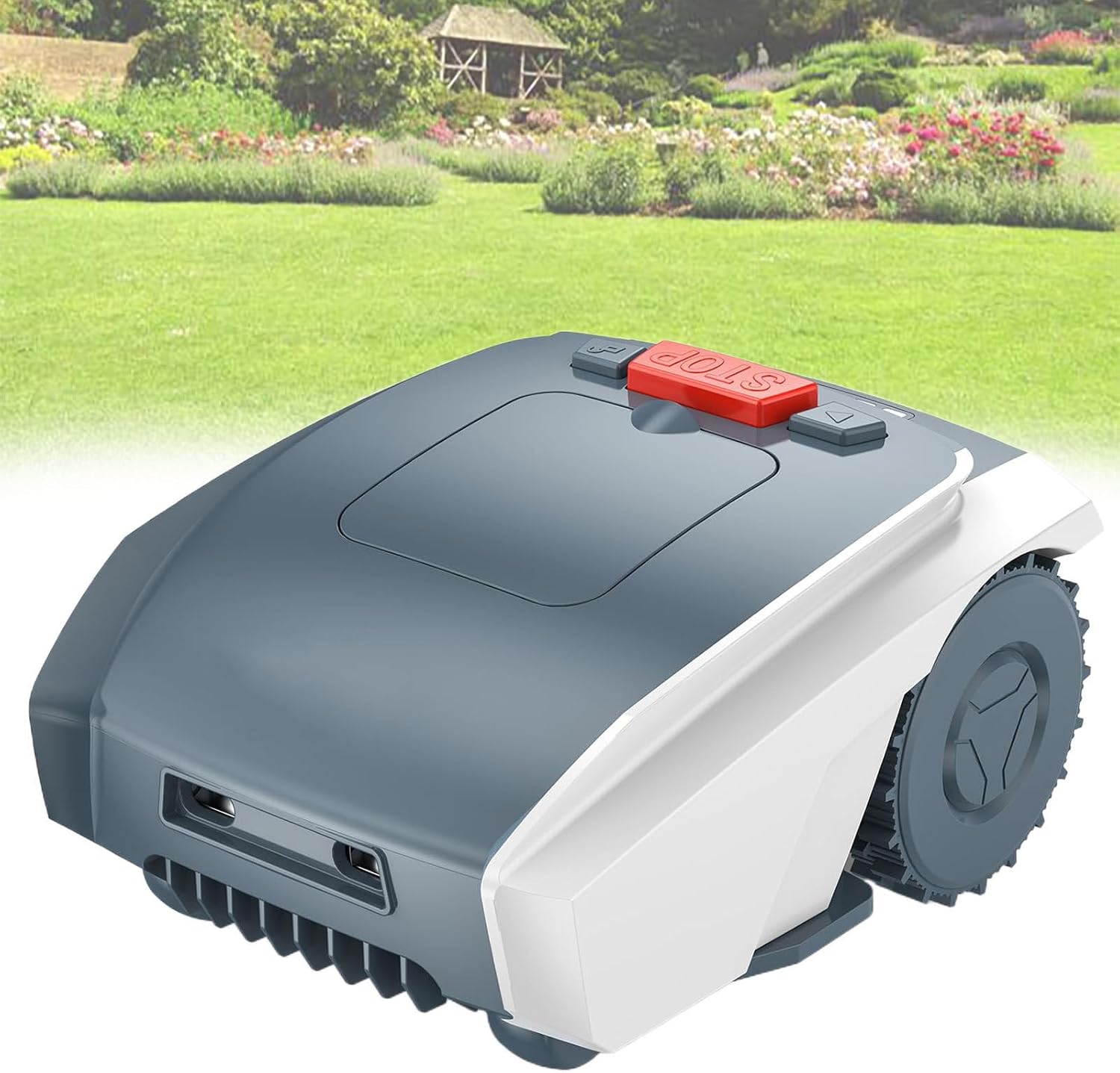 Tondeuse robotique - 0,4 acre - batterie 20V 5Ah - appli, autocharge