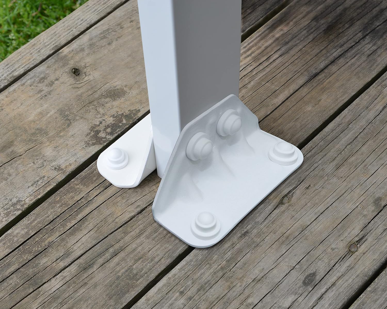 Chalet et jardin - Toit terrasse Aurore aluminium, 3 x 4.25 m, blanc - 701692