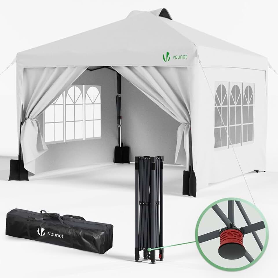 jardinite - Tonnelle Pop Up 3x3m Imperméable UV Sac transport facile