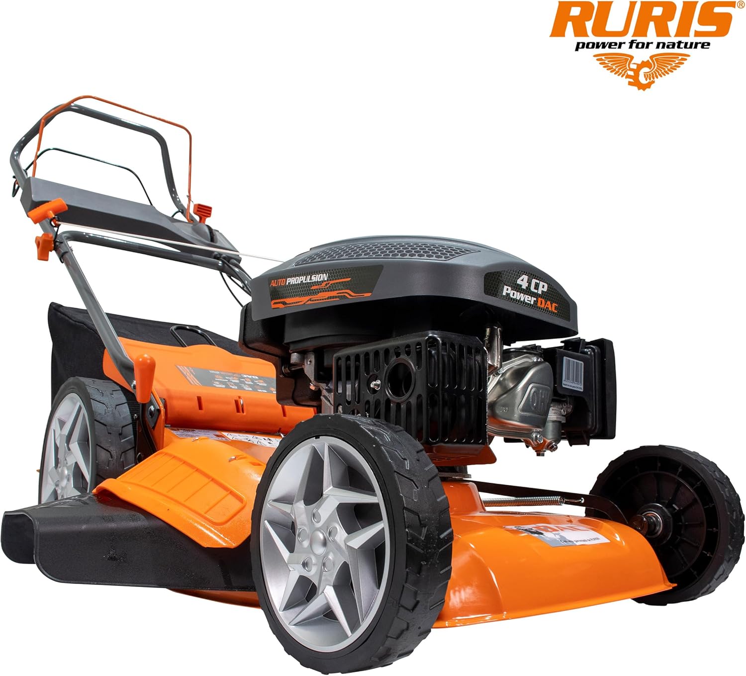 RURIS - tondeuse thermique tractée - 46 cm coupe - 4 CV, 135 cm³ - 120Xl