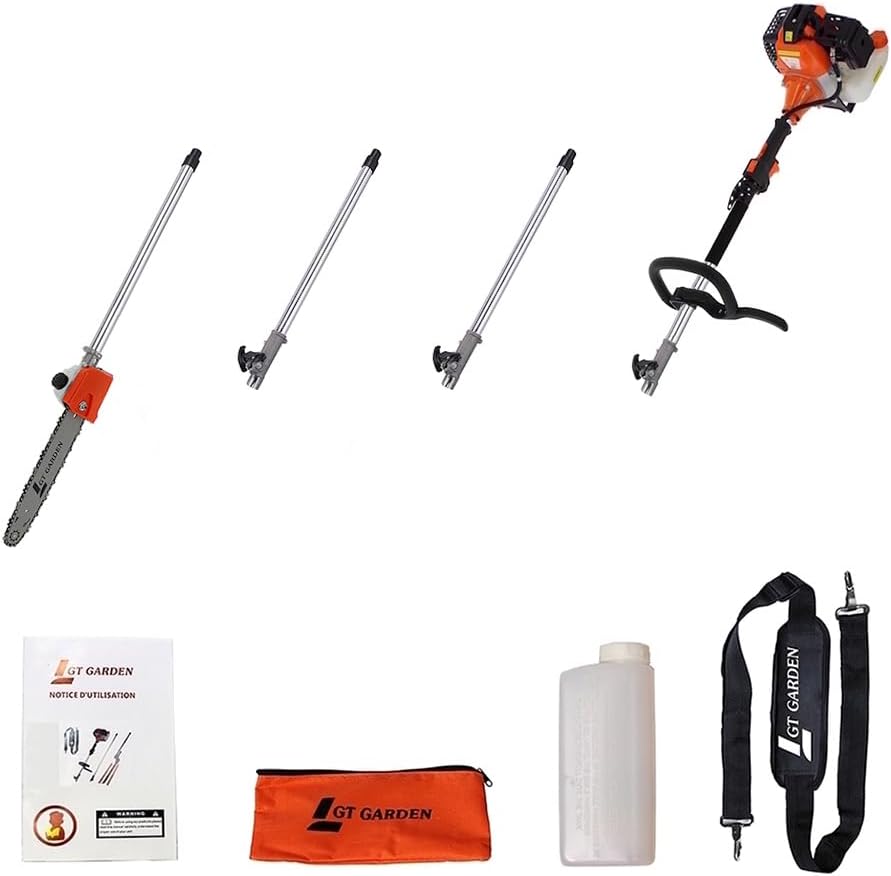 jardinite - élagueuse thermique sur perche - 4,15 m - 52 cm³, 3 CV