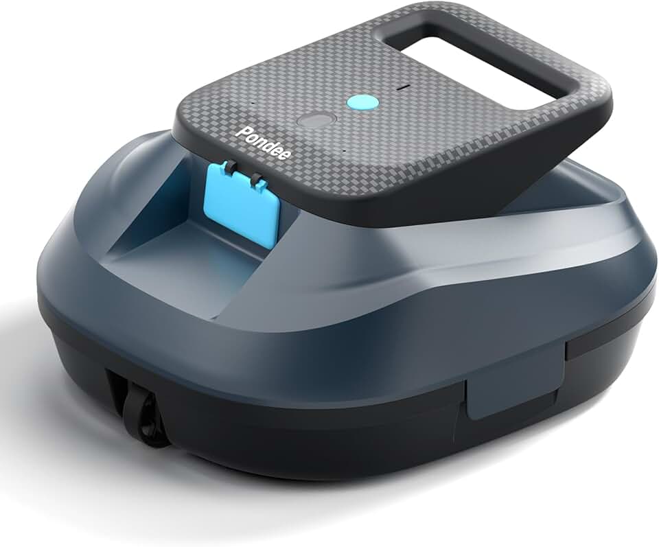 (2026 Nouveau) jardinite X2 Robot Piscine sans Fil avec 200 Min Autonomie, Aspirateur Piscine Hors Sol Stationnement Automatique, Recharge Rapide 3.3 h, pour Piscines Hors-Sol et Enterrées jusqu'à 120 m²
