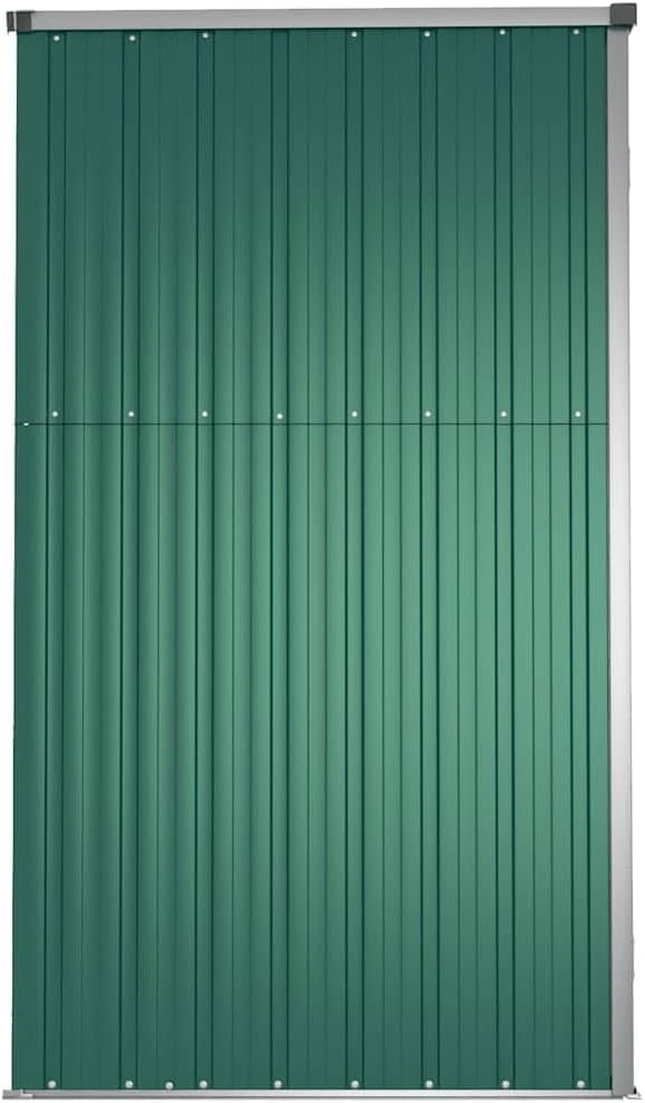 jardinite Abri à Outils de Jardin Vert 161x89x161 cm Acier galvanisé, Maison & Jardin, Pelouses & Jardins, Vie en extérieur, Structures extérieures, Cabanes & abris de Jardin, Vert, (Poids 29.62KG)