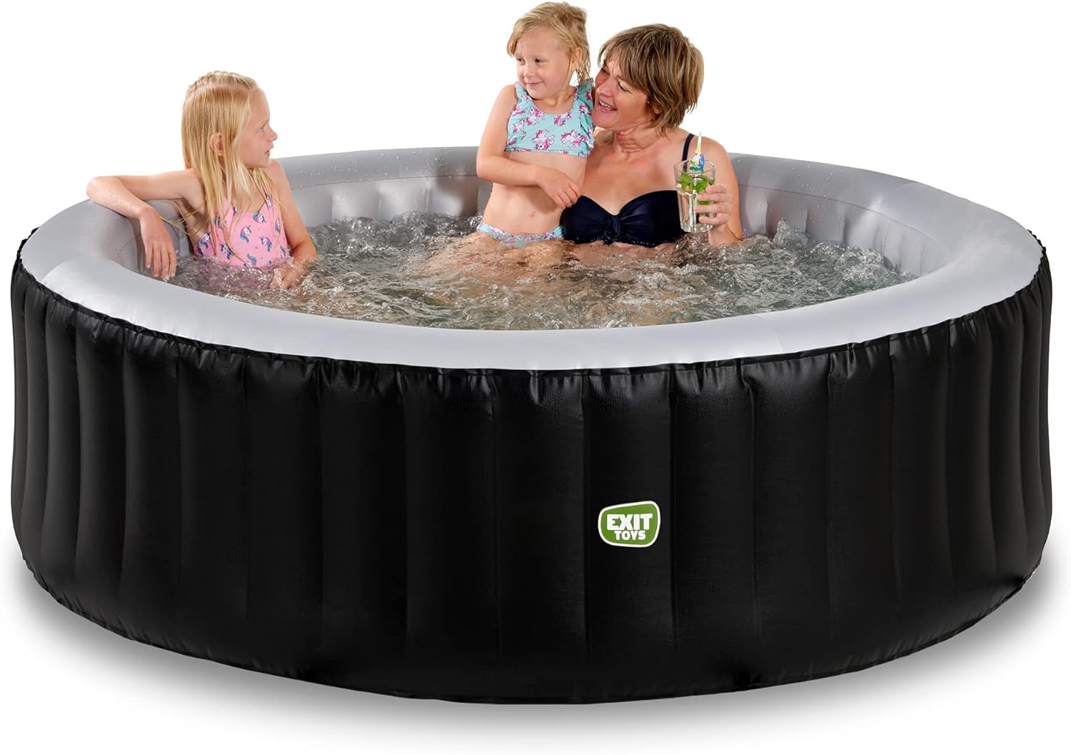 jardinite - Silver Classic Spa - 204x65cm - 4 places, chauffage, 140 jets d'air, filtration