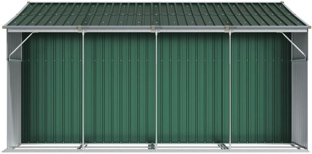Abri de Jardin - modèle standard - 277x365,5x179 cm - Acier galvanisé, abri de stockage et outils de jardin