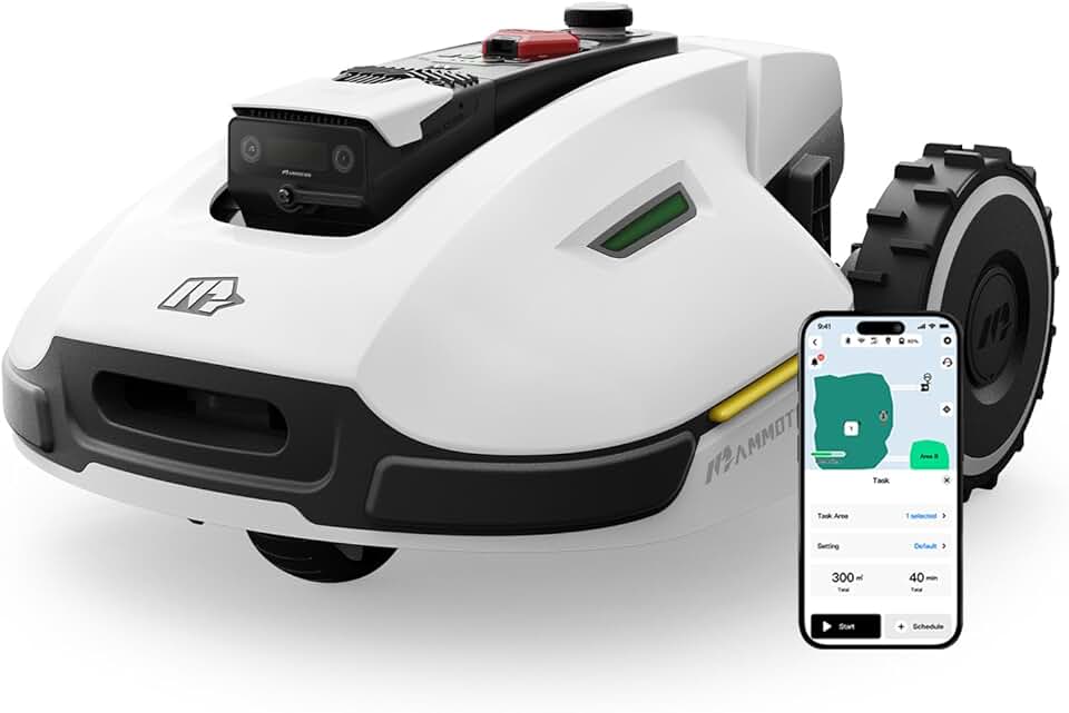 jardinite - YUKA 2000 - 2000-2400m² - robot tondeuse sans fil, RTK+Vision, double disque, 4G