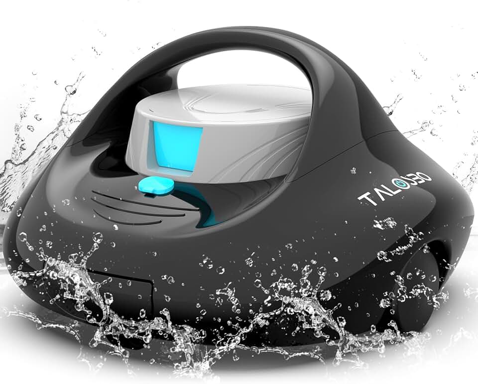 Pleco - Aspirateur piscine hors sol - 130 min, charge rapide, 85 m²