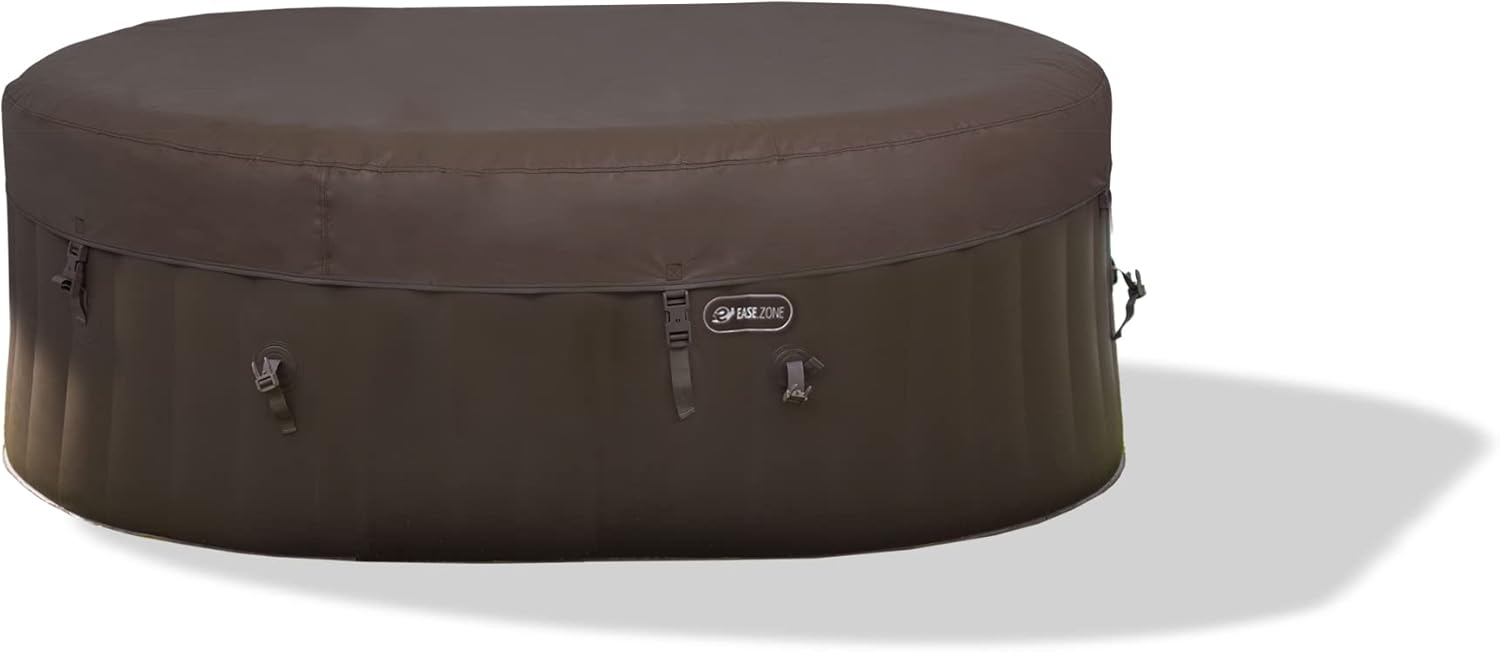 jardinite - Bain à remous Ovale - 190x120x65 cm - Pompe 30 W, 550 L