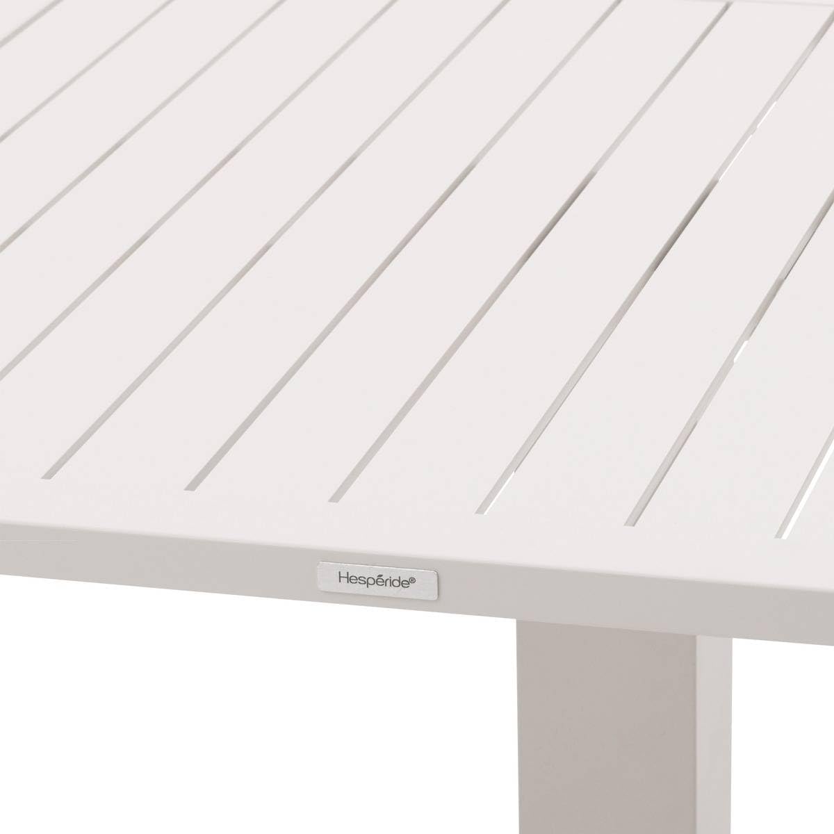 jardinite - Salimia - table relevable carrée aluminium 110x110cm