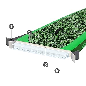 jardinite planche de stand up vert paddling makani 320x80x15 cm SUP gonflable paddle board de surf