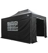 jardinite - Tonnelle pop-up 3x4.5m entièrement imperméable avec 4 parois latérales Prem...