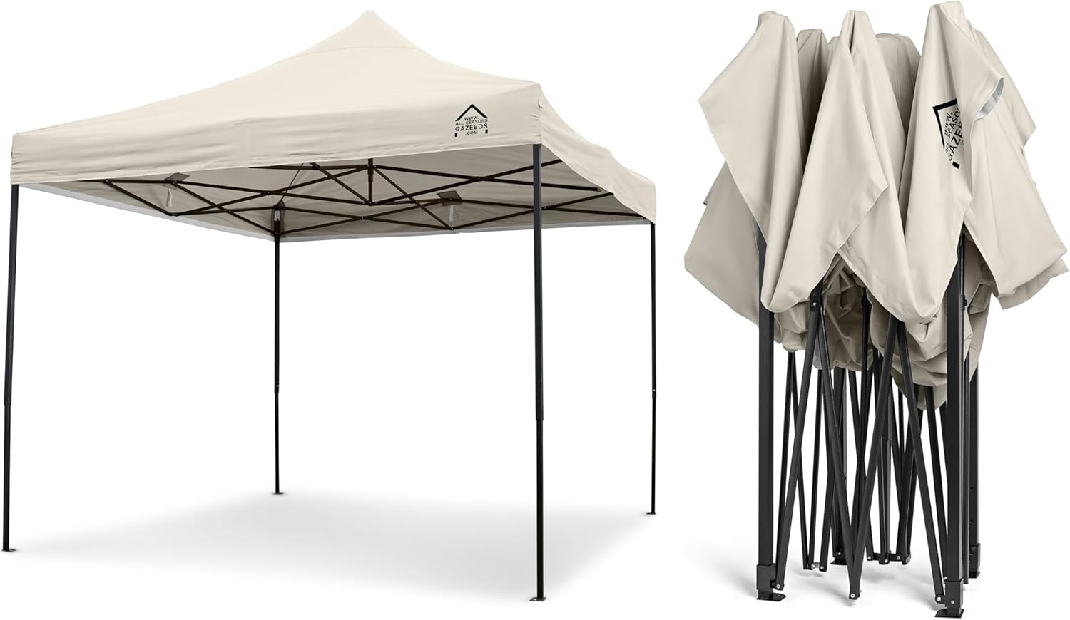 jardinite - Tonnelle pliante série premium - 3x3m - étanche, parois latérales, accessoires, haute qualité