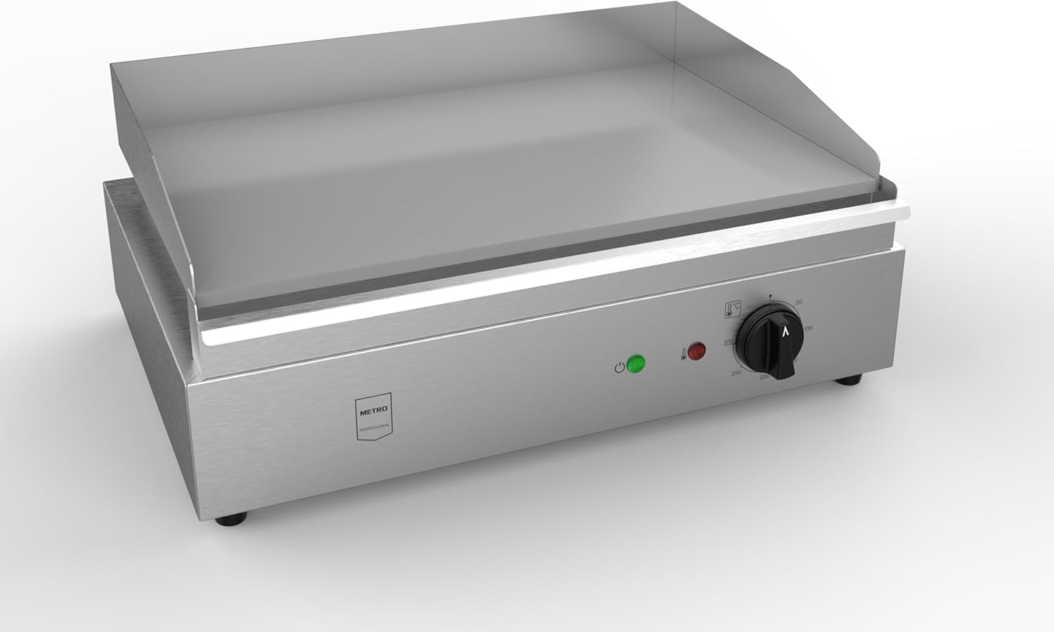 METRO - Plancha électrique inox - 55x41,7x24 cm - ramasse-jus, protection surchauffe - GEG2101