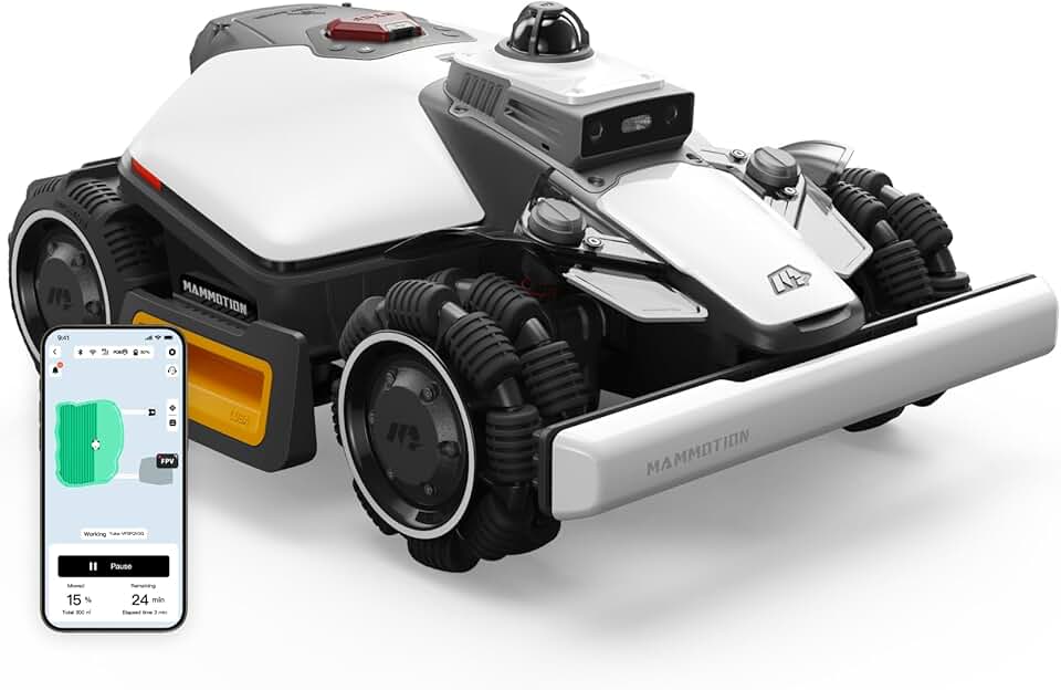 jardinite - Luba Mini 2 AWD - 1500m² - LiDAR, double caméra IA, DropMow, 80% pente - LUBA Mini 2 AWD 1500