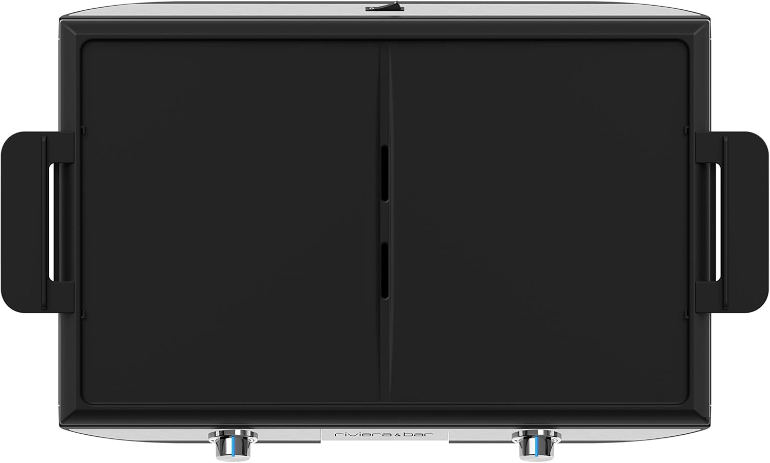 Riviera&Bar - combiné plancha/gril - 53,5x33 cm - fonte, plaques antiadhésives, réversible, lave-vaisselle, 2300W