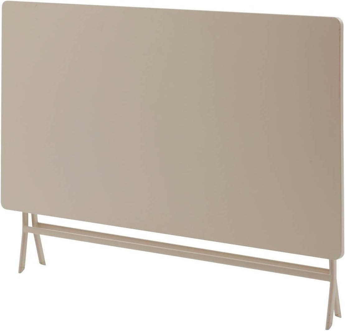 jardinite - Greensboro - table pliante rectangulaire 6 places - acier epoxy antirouille