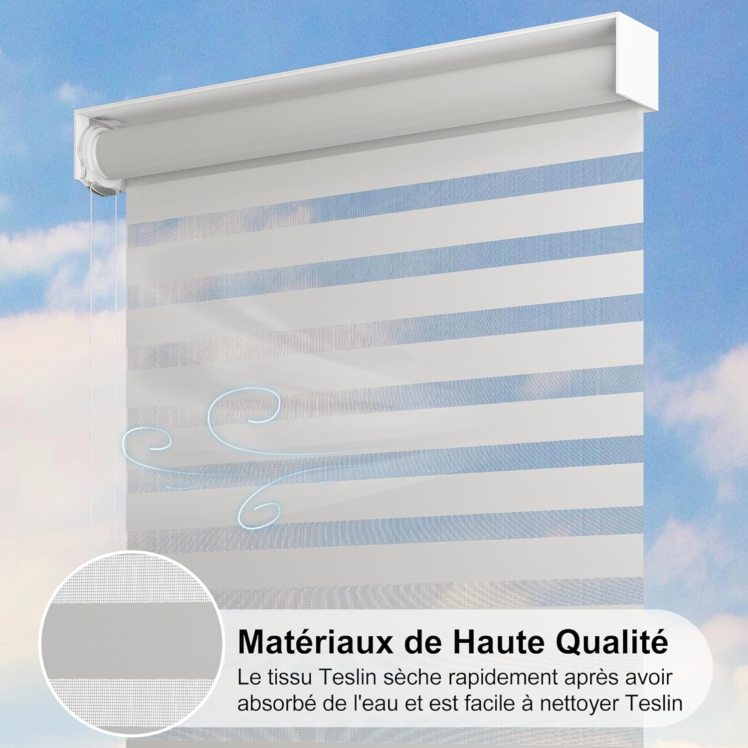 jardinite - pergola bioclimatique - 4,24x3m - aluminium, stores enrouleurs, lames orientables