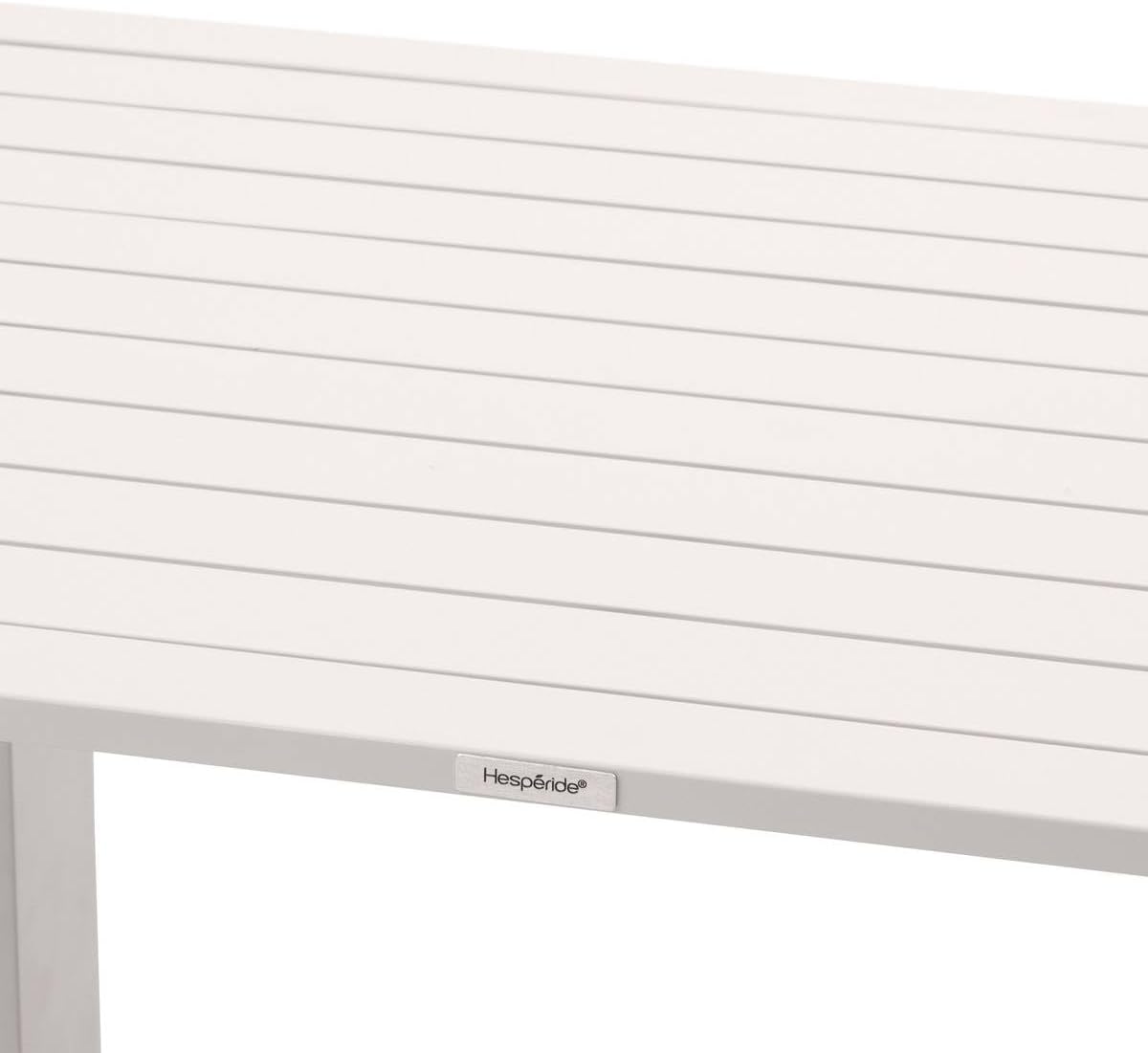 jardinite - Salimia - 150x80 cm - table jardin relevable, alu, 6-8 pers