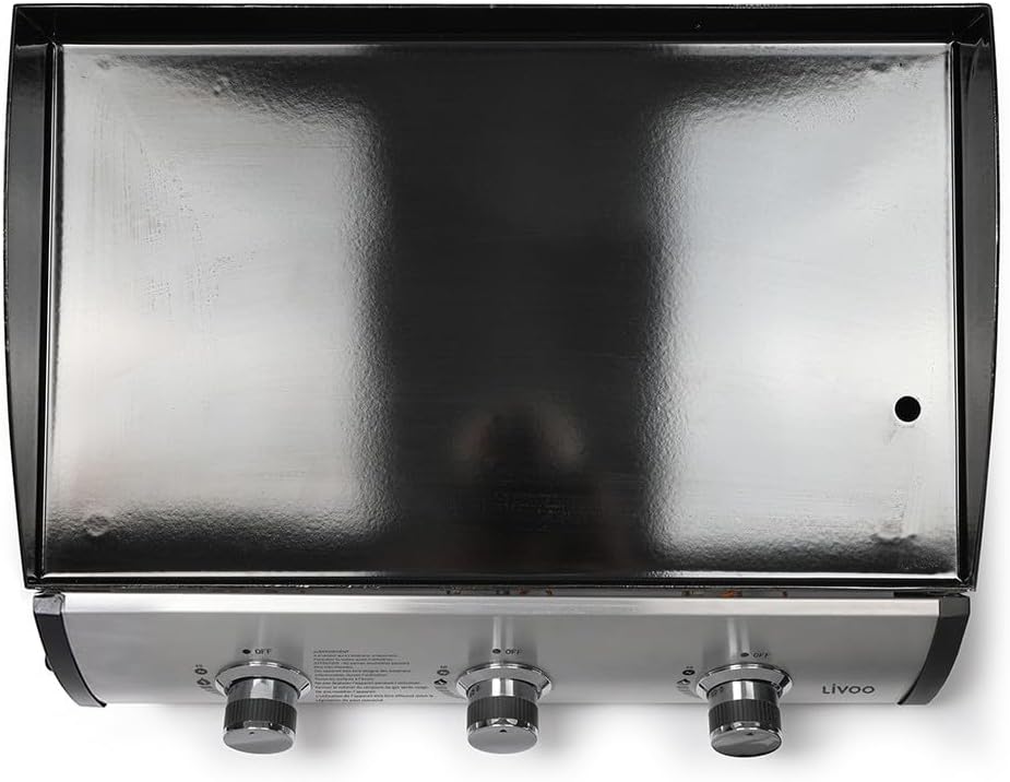 Plancha gaz - acier émaillé 61x38cm - 7,5kW - DOC277