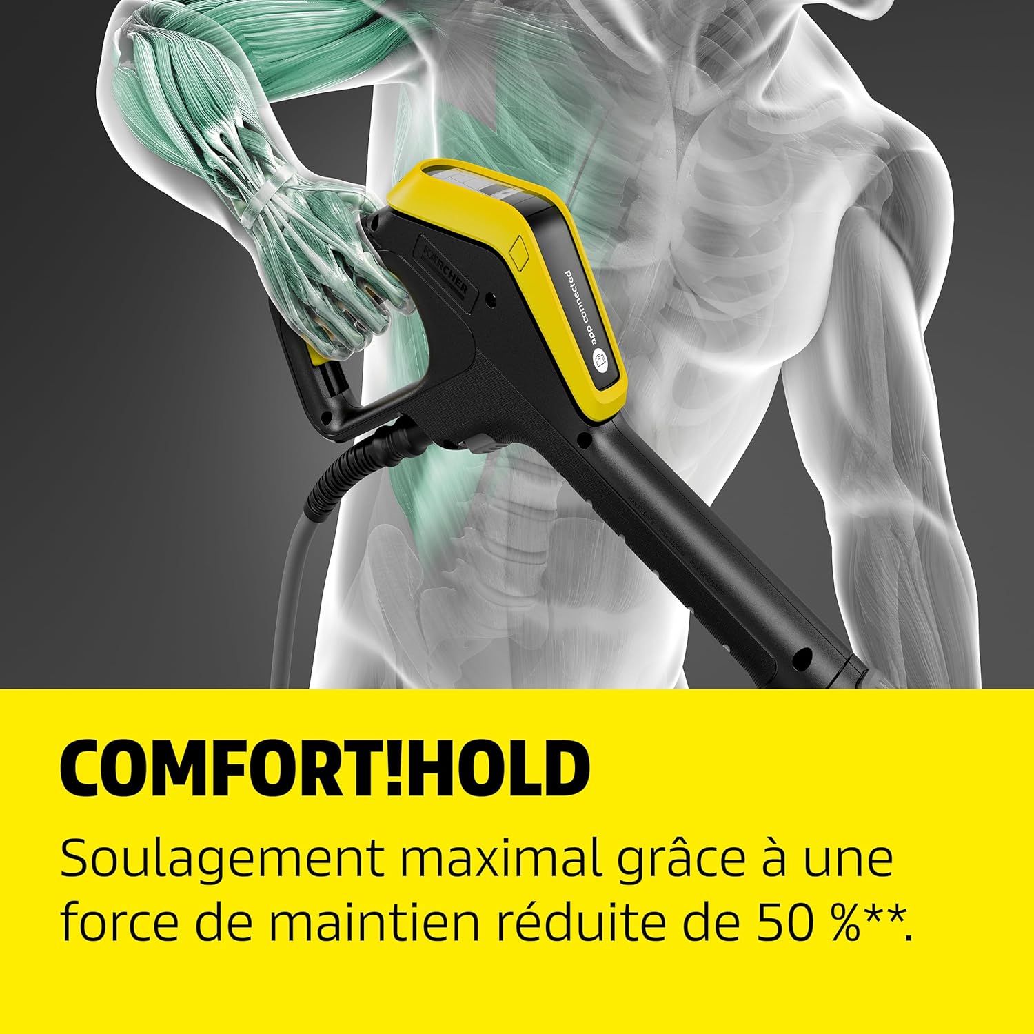 jardinite - K 7 Premium Connect - 180 bar, 600 l/h, enrouleur, Home Kit