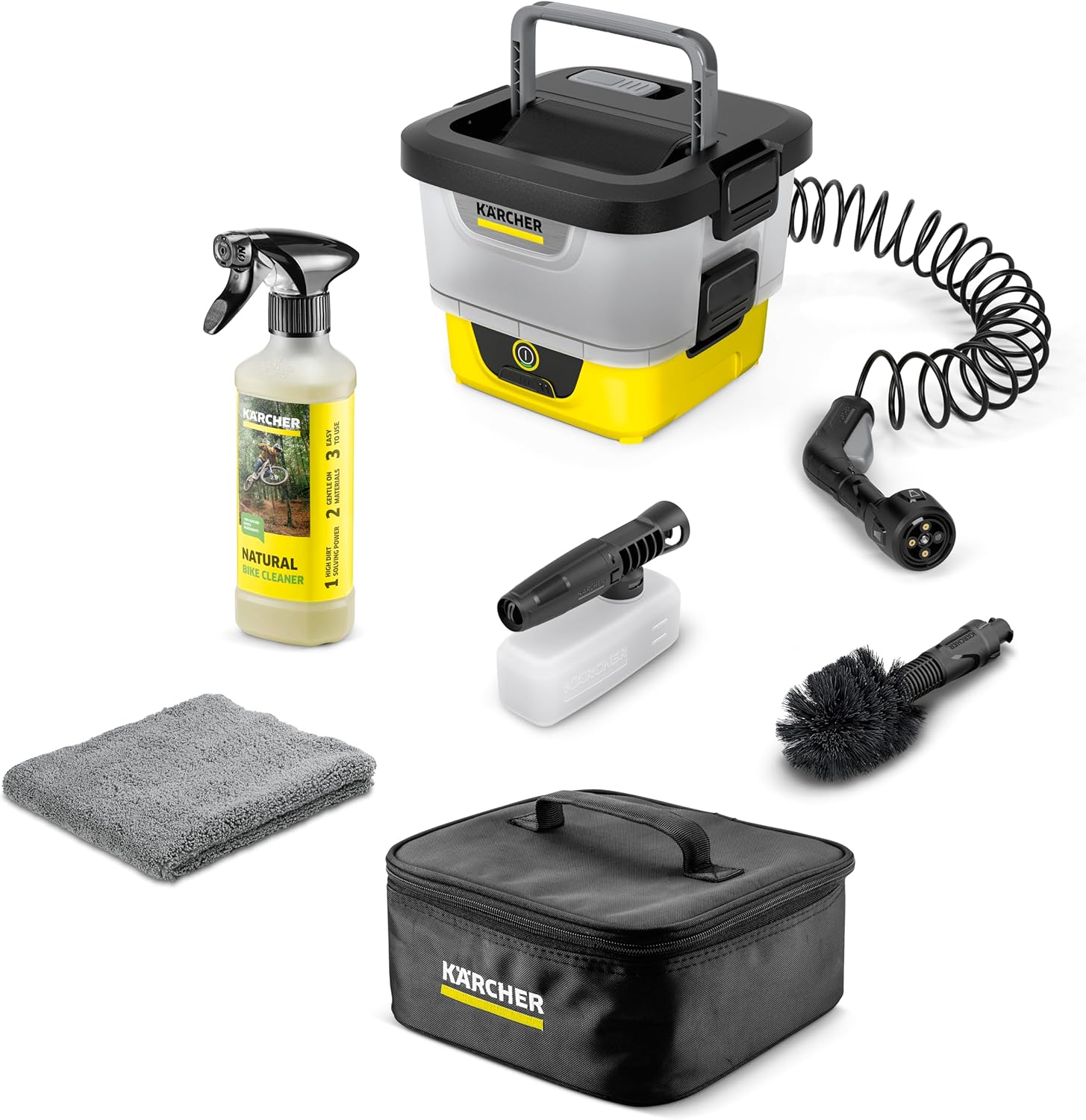 jardinite - OC 4 kit vélo - 3,1 kg - 8L, 2L/min, batterie Li-ion