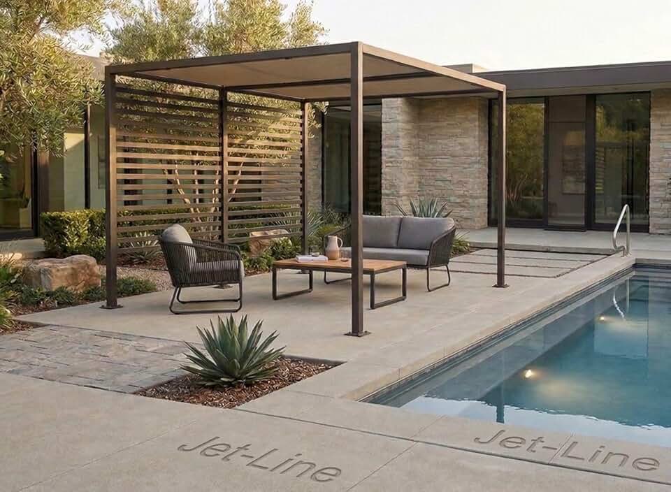 jardinite - Amun - 3x4m aluminium - toit réglable, protection soleil