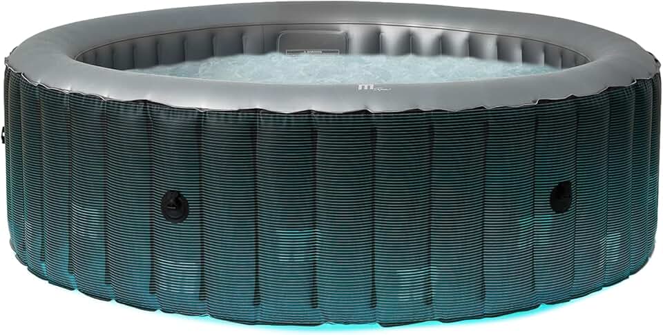 jardinite - jardinite Starry - rond 6 places - LED, gris, spa gonflable