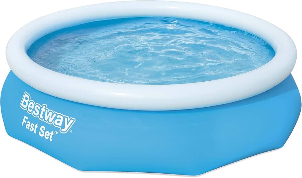 jardinite 57266 Piscine Hors Sol Fast Set diamètre 305 x 76 cm Effet Pierres