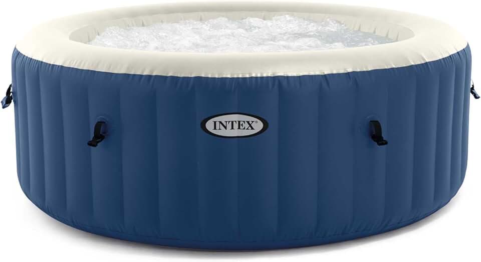 jardinite - PureSpa Bubble Blue - 180x66 cm - spa gonflable 4 places, 100 jets