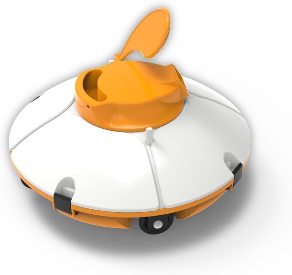 jardinite - Robot Piscine Frisbee - 5x3m - Nettoyage fond plat