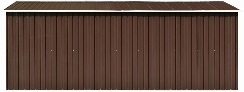 jardinite Abri de Jardin 257x489x181 cm Métal Marron,Maison & Jardin, Pelouses & Jardins, Vie en extérieur, Structures extérieures, Cabanes & abris de Jardin, Brun (Poids 105.6KG)