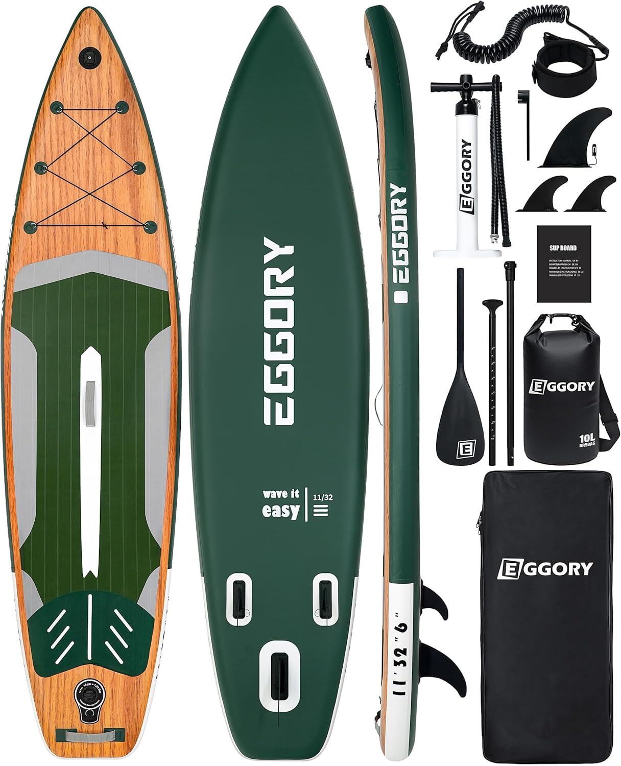 Stand Up Paddle Gonflable - accessoires complets, pompe, sac à dos