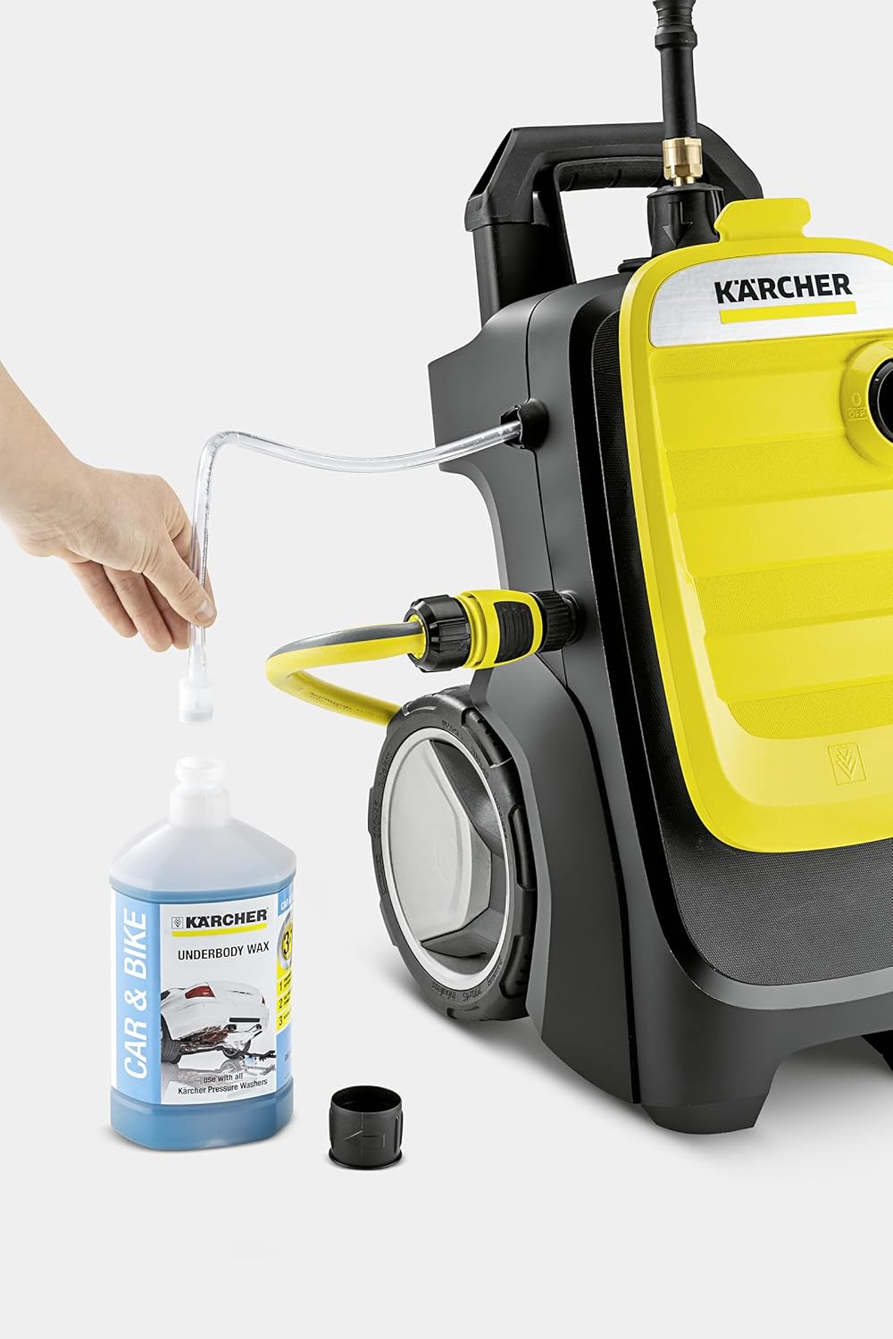jardinite - K7 Compact - 180 bar, 600 l/h - Nettoyeur haute pression, 16 kg, rotabuse, lance