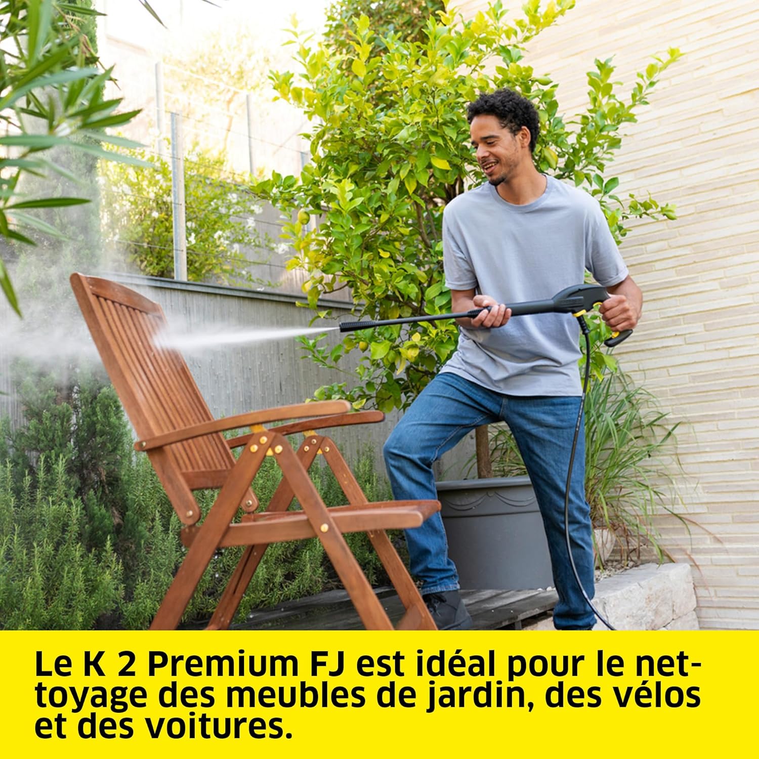 jardinite - nettoyeur K 2 Premium - 4,2 kg, 110 bar, 360 l/h, accessoires