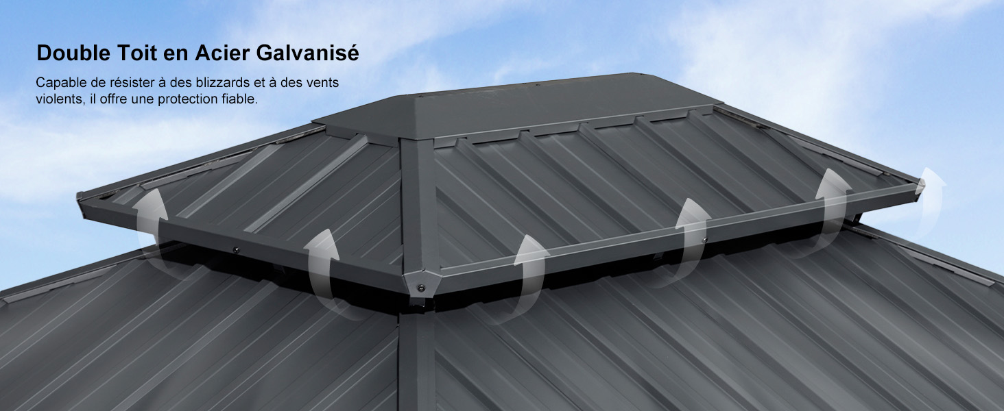 tonnelle bioclimatique 3x6
