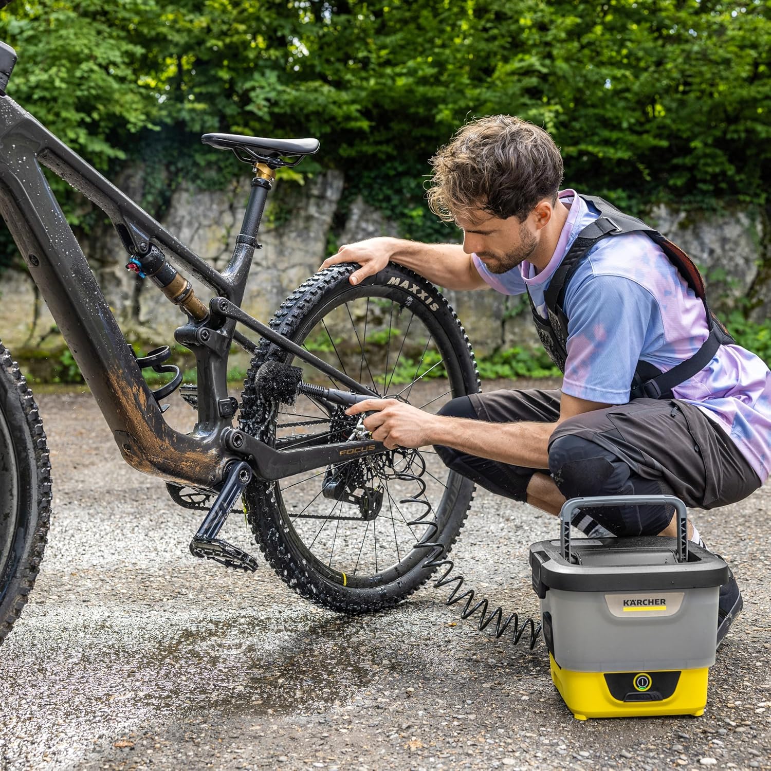 jardinite - OC 4 kit vélo - 3,1 kg - 8L, 2L/min, batterie Li-ion