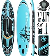 11,6' x 35" Stand Up Paddleboard pliable (SUP) pour adultes Capacité de charge de 450 lbs, antidérapant...