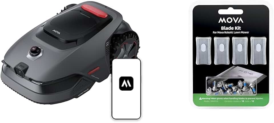 jardinite - LiDAX Ultra - 800 m² - Robot tondeuse IA LiDAR 3D, tout terrain, protection animaux - MOVALIDAXUltra800