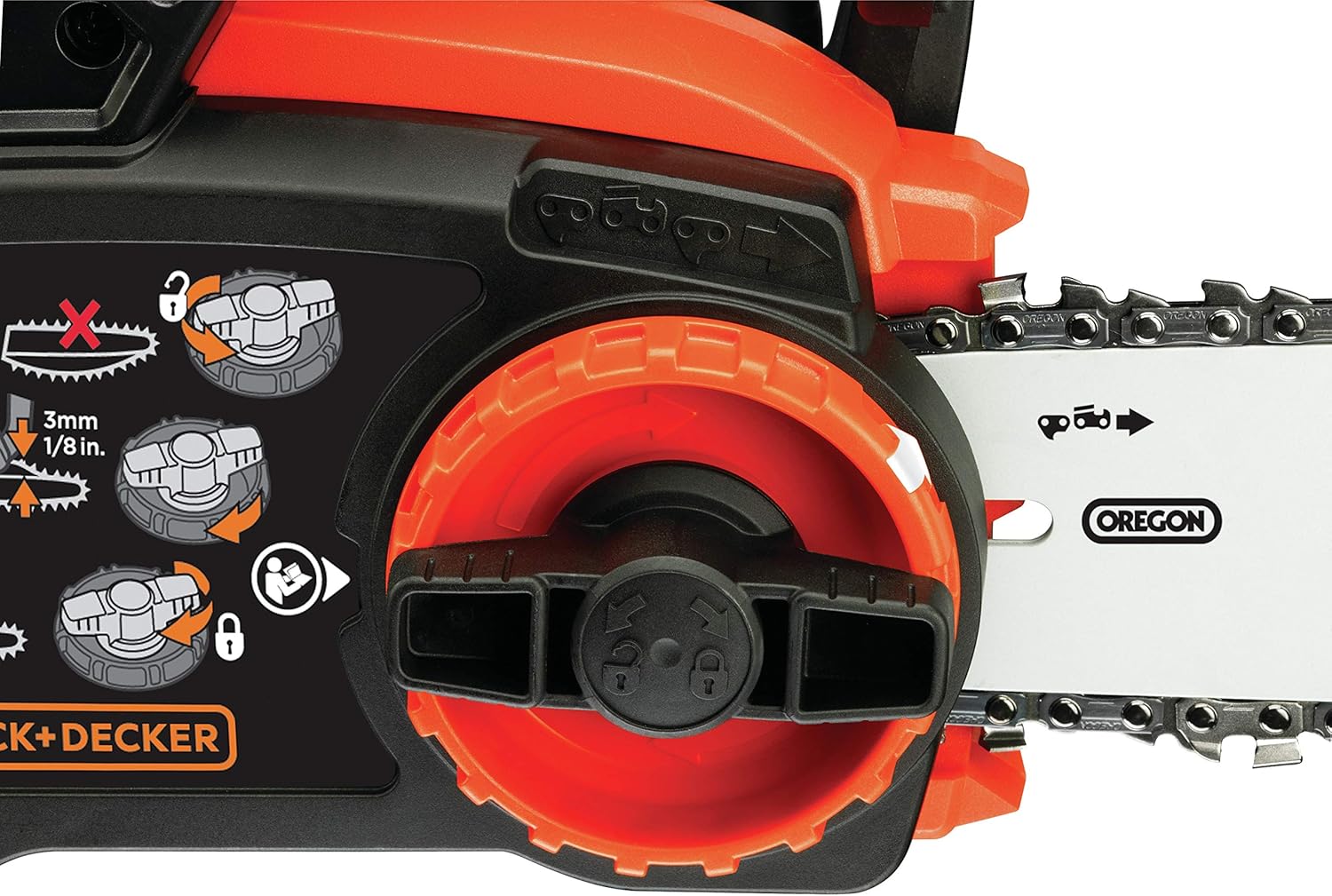jardinite - Tronçonneuse 36V 30cm, batterie 2Ah, lubrification auto, tendeur sans outil - GKC3630L20-QW