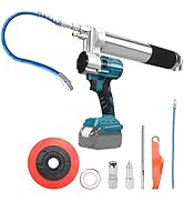 jardinite Pompe à graisse sans fil pour jardinite 18V Batterie - 13000 PSI Pompe à graisse électrique, 650ml Cartouche de Graisse...